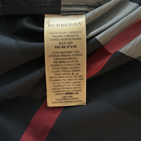 Short-sleeve Check Stretch Cotton Poplin Shirt - Picture 3 of 5